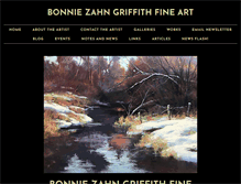 Tablet Screenshot of bonniegriffith.com